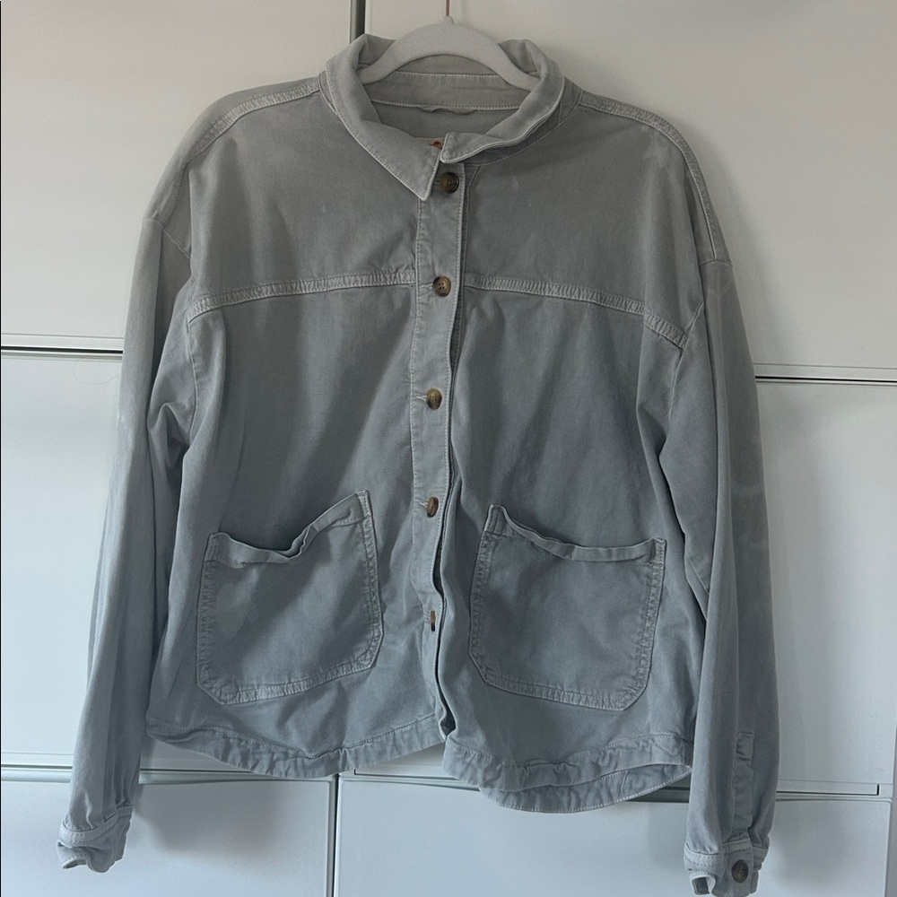Distressed Marine Layer Freya Utility Jacket